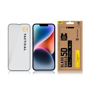 Tactical Glass Shield 5D sklo pre Apple iPhone 13/13 Pro/14/16e Black 8596311186202