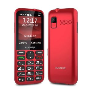 ALIGATOR A930 GPS Senior červený +st.nab. A930R