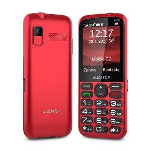 ALIGATOR A930 GPS Senior červený +st.nab. A930R