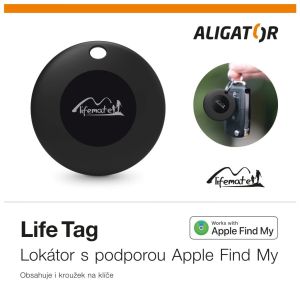Aligator Sada Príveskov Lifetag Apple Find My 3ks APD002
