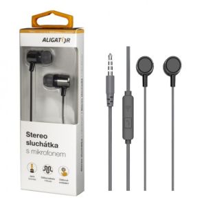 Slúchadlá ALIGATOR AE005, String Bass, čierna AE005BK