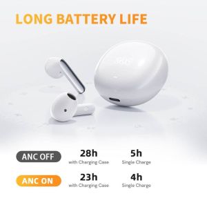 QCY - HT10 PRO+ AilyBuds, ANC slúchadlá, biela HT10 pro+ white