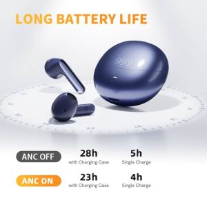 QCY - HT10 PRO+ AilyBuds, ANC slúchadlá, modrá HT10 pro+ blue