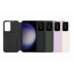Samsung Flipové púzdro Smart View pre Samsung Galaxy S23 Black EF-ZS911CBEGWW