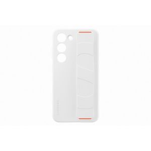 Samsung Silikónový zadný kryt s pútkom pre Samsung Galaxy S23 White EF-GS911TWEGWW