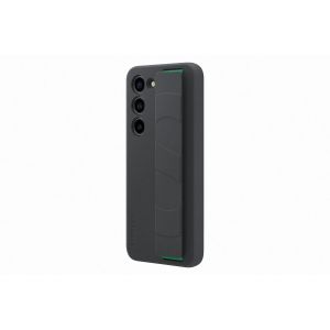 Samsung Silikónový zadný kryt s pútkom pre Samsung Galaxy S23+ Black EF-GS916TBEGWW