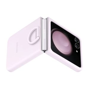 Samsung Silikónový kryt s držiakom na prst pre Galaxy Z Flip5 Lavender EF-PF731TVEGWW