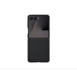 Samsung Ochranný kryt z vegánskej kože Flip7 Black EF-VF766PBEGWW