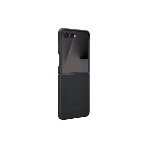 Samsung Ochranný kryt z vegánskej kože Flip7 Black EF-VF766PBEGWW