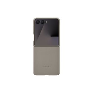 Samsung Ochranný kryt z vegánskej kože Flip7 Taupe EF-VF766PJEGWW
