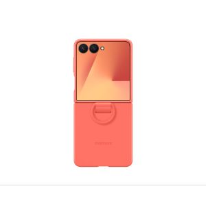 Samsung Silikónový kryt s držiakom na prst Flip7 Red EF-PF766TREGWW
