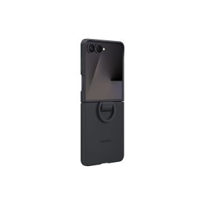 Samsung Silikónový kryt s držiakom na prst Flip7 Black EF-PF766TBEGWW