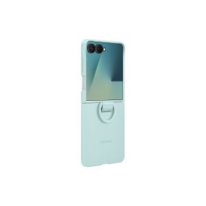 Samsung Silikónový kryt s držiakom na prst Flip7 Mint EF-PF766TMEGWW