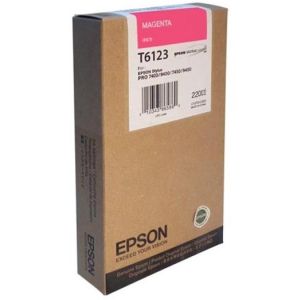Cartridge Epson T6123, purpurová (magenta), originál