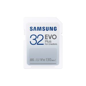 Samsung EVO Plus/SDHC/32GB/130MBps/UHS-I U1 / Class 10 MB-SC32K/EU