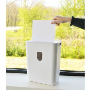 Skartovačka DESQ, 4 x 38 mm, 15l, krížový rez, biela 20032