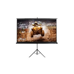 Projekčné plátno AVELI statív, 221x125cm (16:9) 100", čierny tubus XRT-00087B