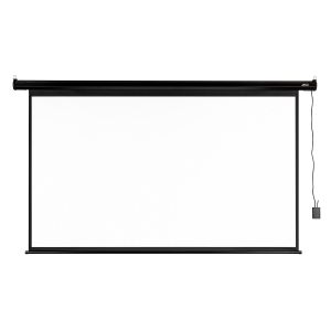 Elektrické projekčné plátno AVELI, 221x125 (16:9) 100", čierny tubus XRT-00175B