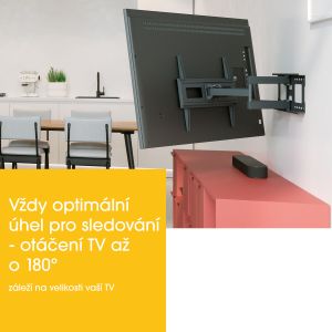 Vogel's MA4040, dvojité TV rameno so 4 kĺbmi pre 40-77", 35 kg MA 4040