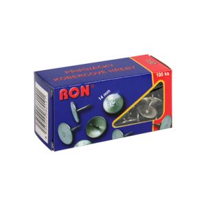 Připínáčky kobercové RON 201, 14 mm, 100 ks