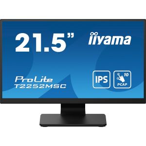 22" LCD iiyama T2252MSC-B2: IPS,FHD,10P,DP,HDMI T2252MSC-B2