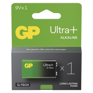 GP Alkalická baterie ULTRA PLUS 9V (6LF22) - 1ks 1013521000