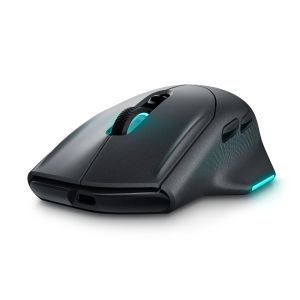 Dell Alienware 620M/Herná/Optická/Pre pravákov/26 000 DPI/Drôtová+bezdrôtová/Čierna 545-BBFB