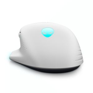 Dell Alienware 620M/Herná/Optická/Pre pravákov/26 000 DPI/Drôtová+bezdrôtová/Biela 545-BBFC