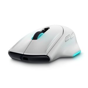 Dell Alienware 620M/Herná/Optická/Pre pravákov/26 000 DPI/Drôtová+bezdrôtová/Biela 545-BBFC