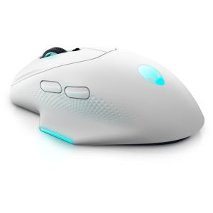 Dell Alienware 620M/Herná/Optická/Pre pravákov/26 000 DPI/Drôtová+bezdrôtová/Biela 545-BBFC