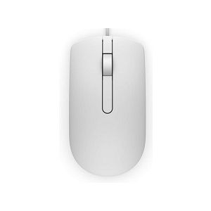 Dell MS116/Kancelárska/Optická/1 000 DPI/Drôtová USB/Biela 570-AAIP