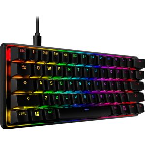 HyperX 60 Alloy Origins AQU/Drôtová USB/US layout/Čierna 56R61AA#ABA