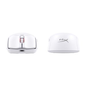 HP HyperX Pulsefire Haste 2/Herná/Optická/Pre pravákov/26 000 DPI/USB+BT/Biela 6N0A9AA