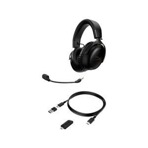 HP HyperX Cloud III/USB-C/Drôt/USB/Bezdrôt/Čierna 77Z45AA