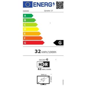 Lenovo Qreator/66B7RAC1EU/27"/IPS/4K UHD/60Hz/4ms/Gray/3R 66B7RAC1EU