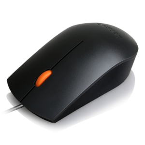 Lenovo 300/Kancelárska/Optická/1 600 DPI/Drôtová USB/Čierna GX30M39704