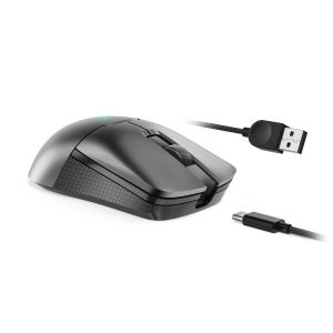 Lenovo Legion M600s/Herná/Optická/Pre pravákov/19 000 DPI/Drôtová+bezdrôtová/Sivá GY51H47355