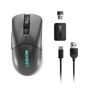Lenovo Legion M600s/Herná/Optická/Pre pravákov/19 000 DPI/Drôtová+bezdrôtová/Sivá GY51H47355