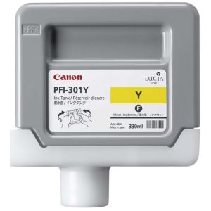 Cartridge Canon PFI-301Y, žlutá (yellow), originál