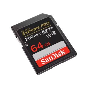 SanDisk Extreme PRO/SDXC/64GB/200MBps/UHS-I U3 / Class 10 SDSDXXU-064G-GN4IN