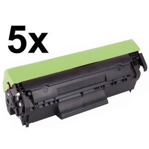Toner 5 x HP CF283X (83X), pětibalení, černá (black), alternativní