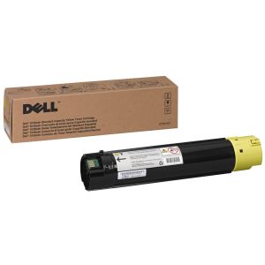 Toner Dell 593-10924, T222N, žlutá (yellow), originál