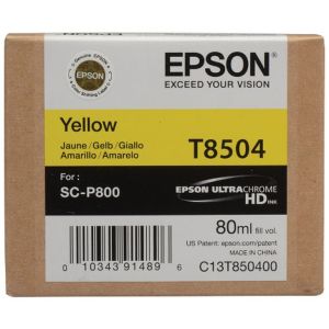 Cartridge Epson T8504, žlutá (yellow), originál
