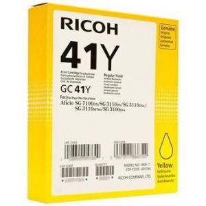 Cartridge Ricoh GC41Y, 405768, žlutá (yellow), originál