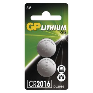 GP CR2016 Lithiová knoflíková baterie (2ks) 1042201612