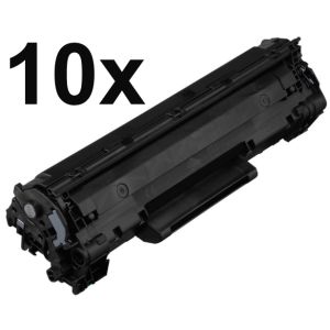 Toner 10 x HP CE278A (78A), desetibalení, černá (black), alternativní