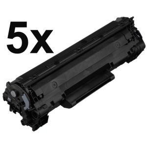 Toner 5 x HP CE278A (78A), pětibalení, černá (black), alternativní