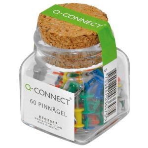Napichovací špendlíky Q-CONNECT mix barev 60ks