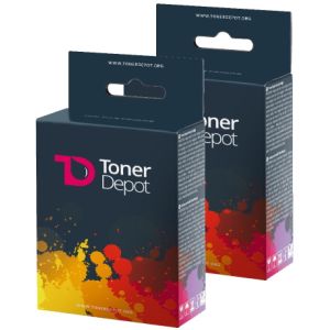 Inkoustová kazeta Epson T008, dvojbalení, TonerDepot, barevná (tricolor), prémium