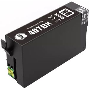 Cartridge Epson 407, T07U1, C13T07U140, černá (black), alternativní